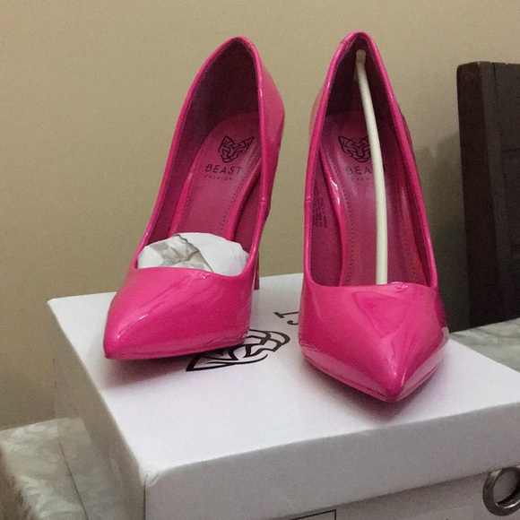 red glitter ballet shoes